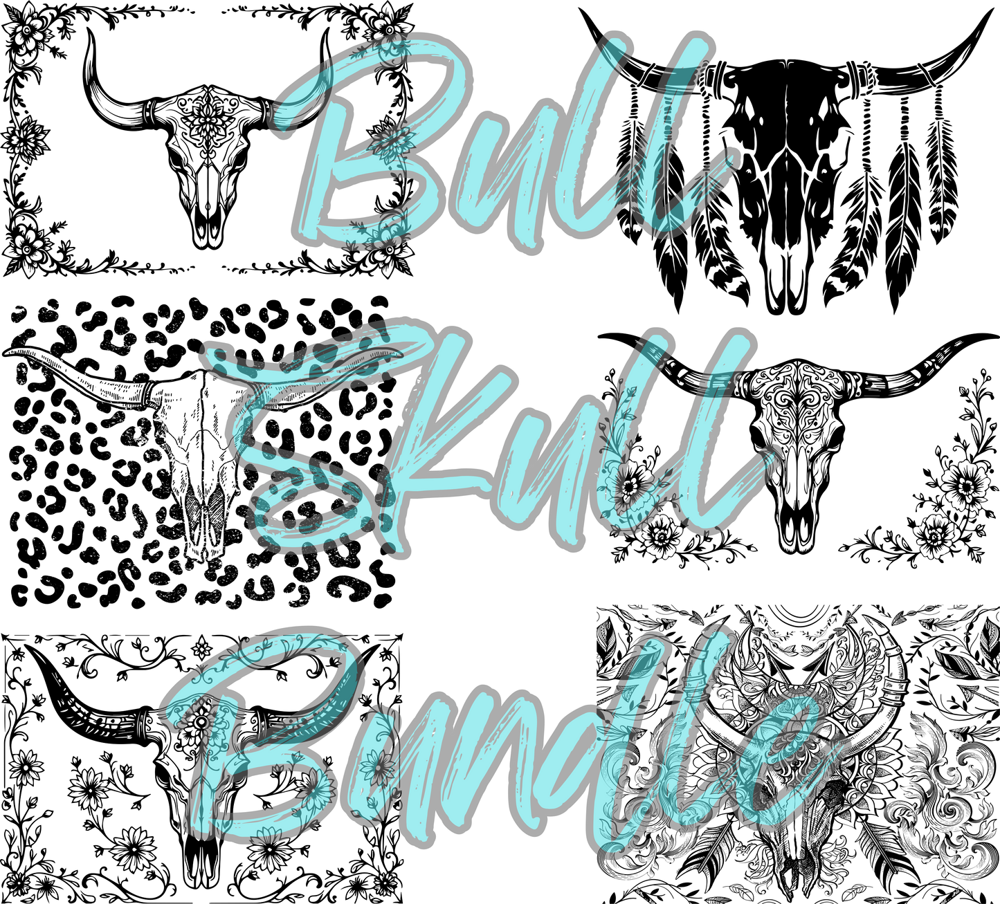 Bull Skull Wrap Bundle