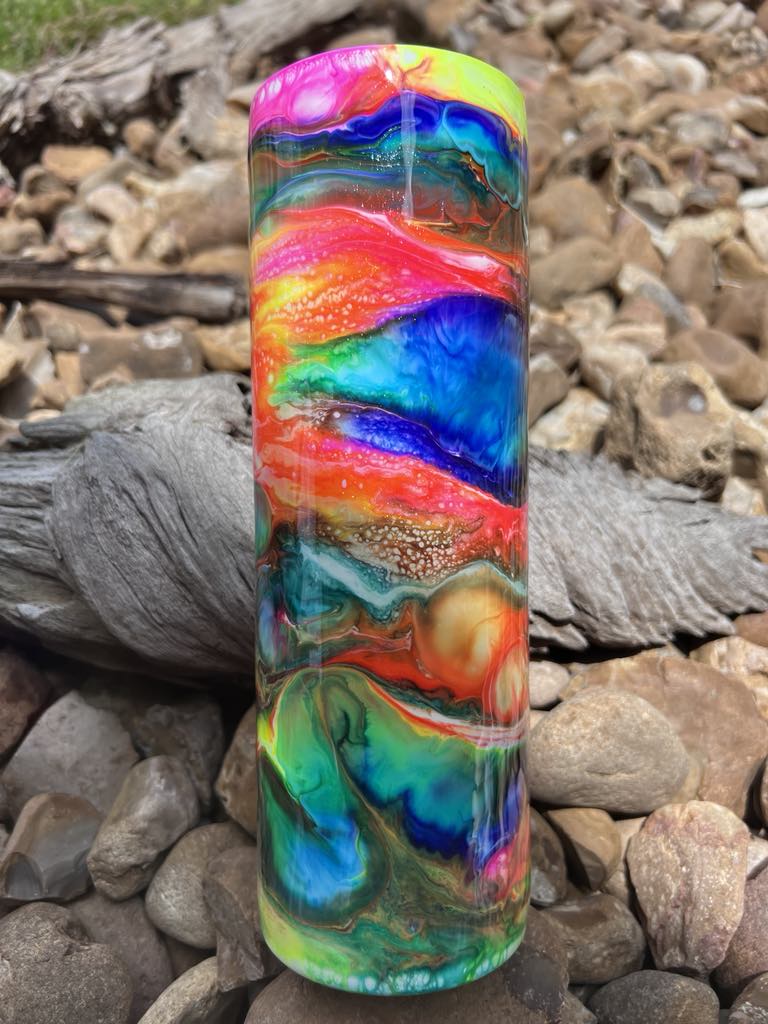 30 oz - Jeremy's Neon Ink Swirl