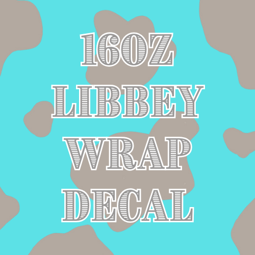 16oz Libbey Wrap Decal