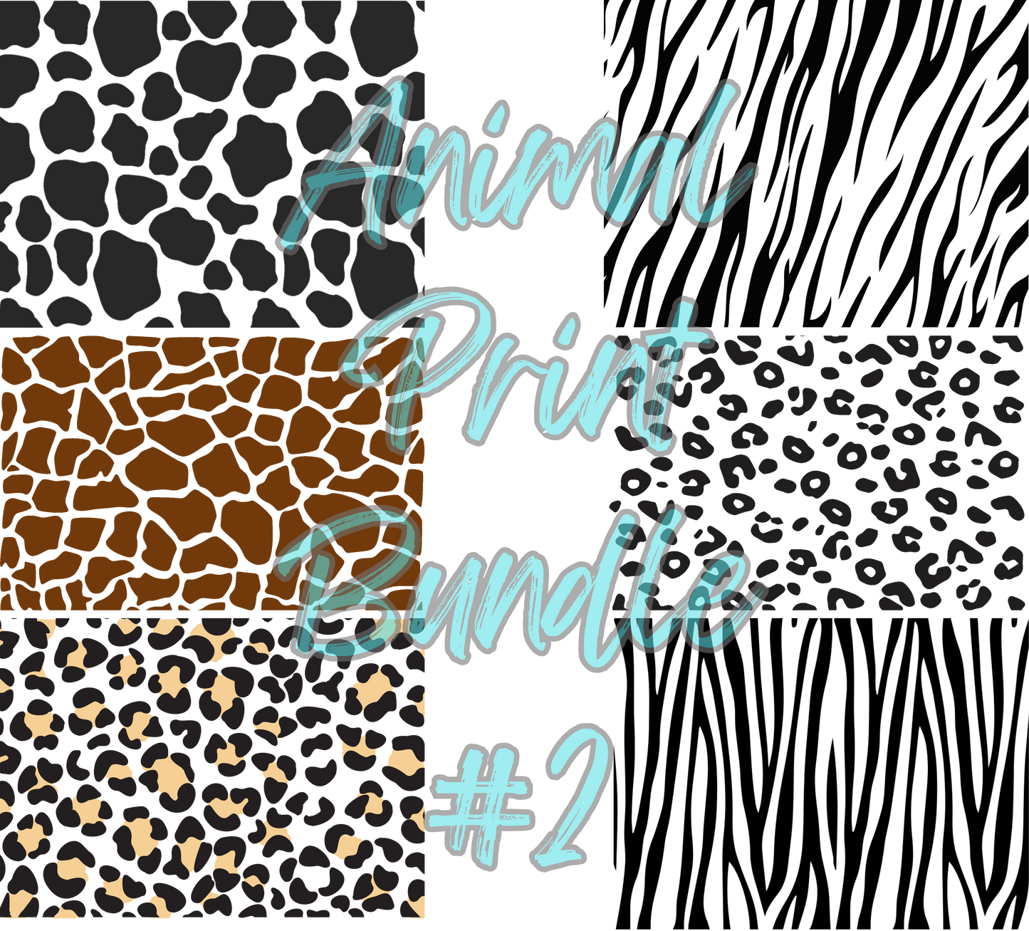 Animal Print Wrap Bundle #2