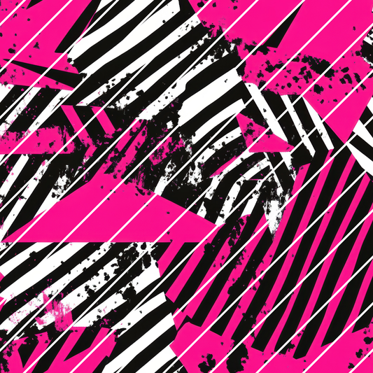 Pink/Black/White Line Element Sheet - MHR
