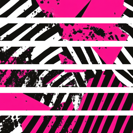 Pink, Black, White Line Element Sheet - MHR