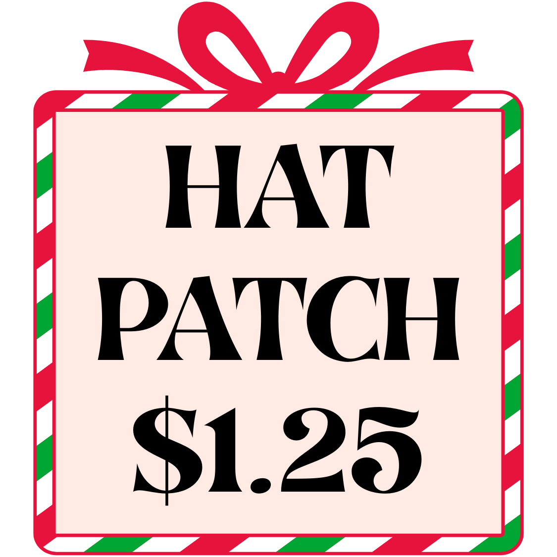 Hat Patches- Christmas in July
