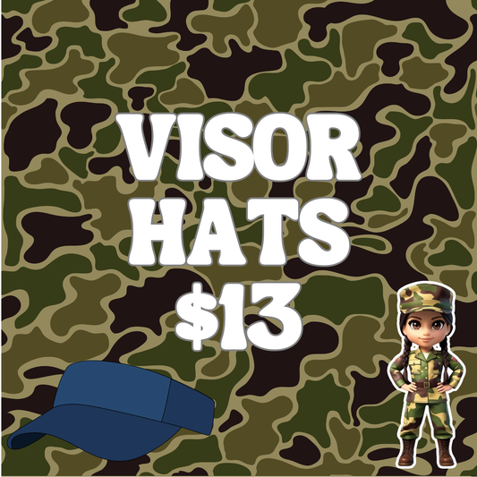 Visor Hats w/ Patch