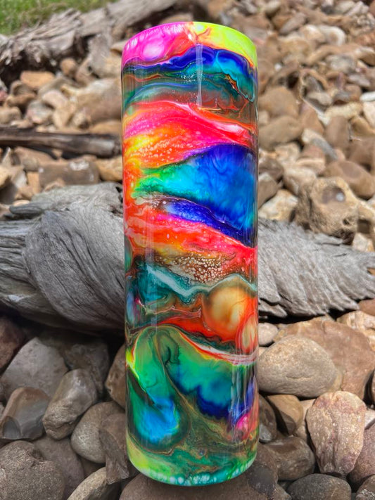 30 oz - Jeremy's Neon Ink Swirl