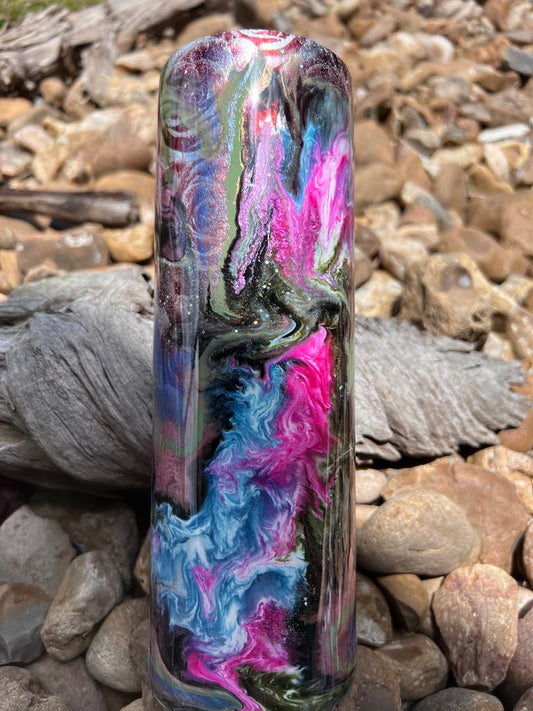 30 oz Rose foils with ink swirl