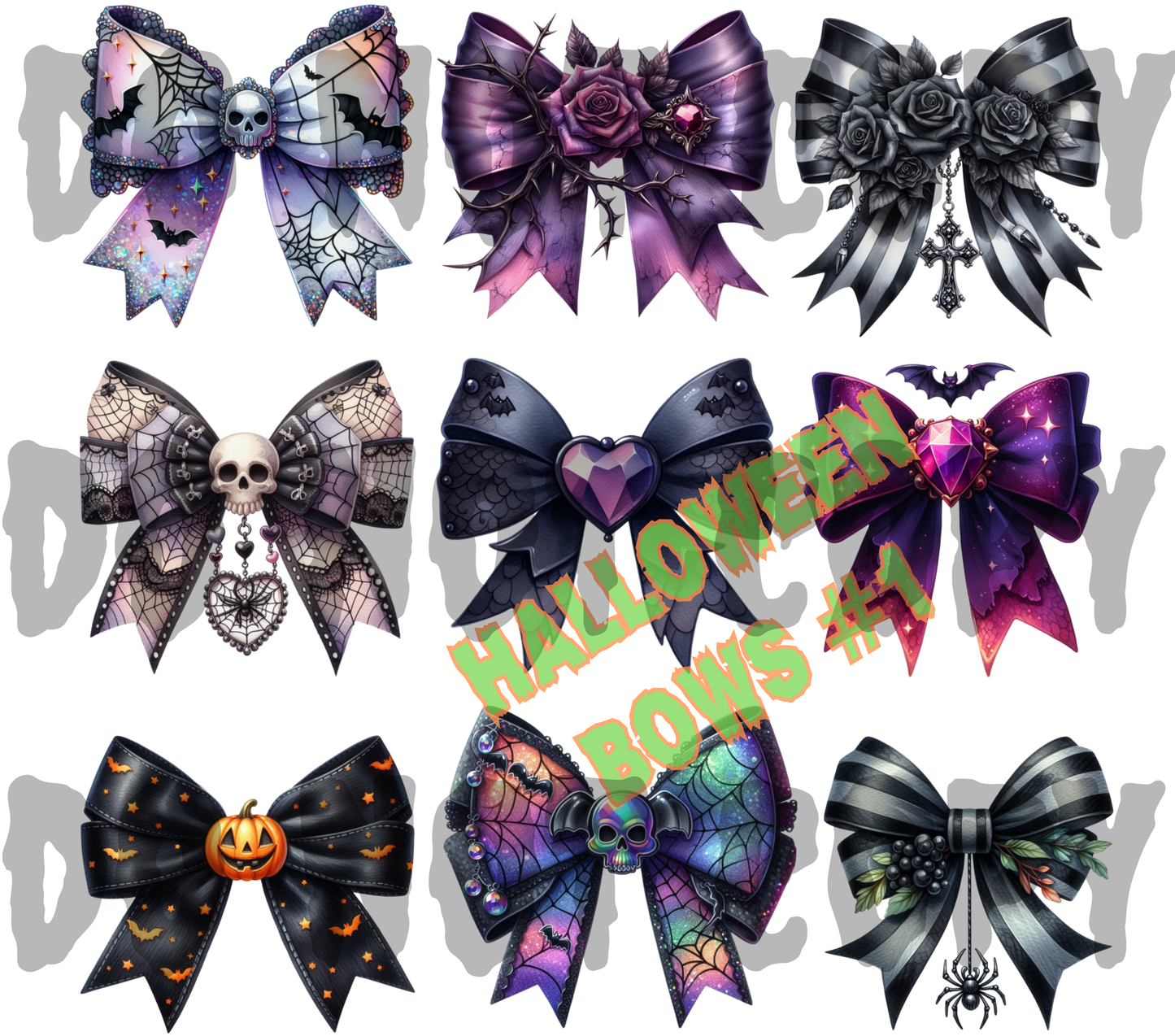 Halloween Bow #1 Element Sheet