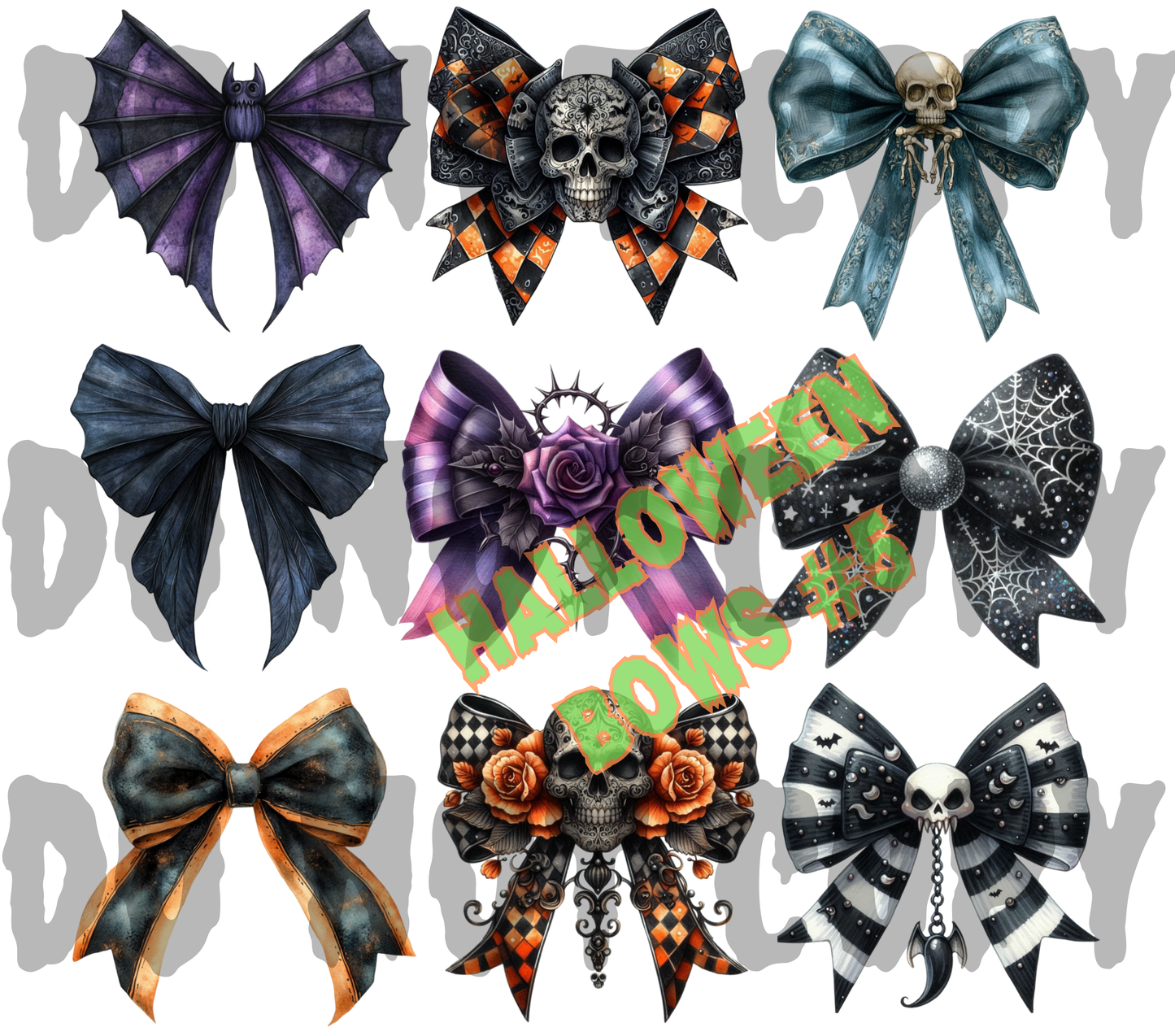 Halloween Bow #5 Element Sheet